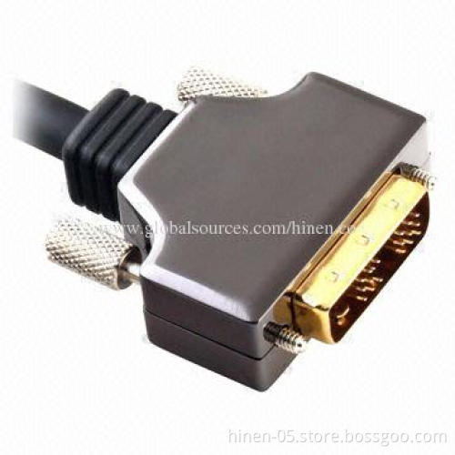 DVI Cable, High-speed Digital Transmission of Up to 4.95Gbps